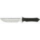 Miscellaneous Tactical Fixed Blade Knife,5.75in,Stainless Blade,Black Rubber Handle M3485