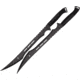 Miscellaneous Twin Sword Set, 19.75in Partially Serrated,Black Nylon Wrapped Handle M4233
