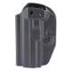 Mission First Tactical AIWB/OWB Series, Appendix/Inside/Outside Waistband Holster, Fits Canik TP9SF/SF Elite, Boltaron, Black, Ambidextrous, Includes 1" Belt Clip, HCKTP9AIWBA-BL