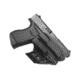 Mission First Tactical Minimalist IWB Holster, Glock 43, Ambidextrous, Black, H2GL43AIWBM
