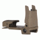 Mission First Tactical Back Up Polymer Flip Up Front Sight With Windage Adjustment Scorched Dark Earth
