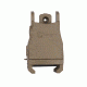 Mission First Tactical Back Up Polymer Flip Up Rear Sight With Windage Adjustment Scorched Dark Earth