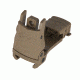 Mission First Tactical Back Up Polymer Flip Up Rear Sight With Windage Adjustment Scorched Dark Earth