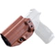 Mission First Tactical Hybrid Kydex with Leather Shell IWB Holster, Fits Sig P365 X-Macro, With 1.5" Belt Attachment, Ambidextrous, Brown H3-SIG-6-BR1