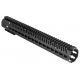 Mission First Tactical Tekko AR Free-Float Carbine Rail System, AR-15, KeyMod, 15 in, Black, TMARFF15KRS