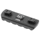 Mission First Tactical Tekko Metal MLOK 2 3/8in - 5 Slot Rail, Black TMMLR5