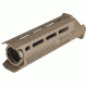 Mission First Tactical Tekko Polymer AR15 Carbine 7in Drop In MLOK Rail System, Scorched Dark Earth, TP15MRS-SDE