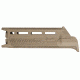Mission First Tactical Tekko Polymer AR15 Carbine 7in Drop In MLOK Rail System, Scorched Dark Earth, TP15MRS-SDE