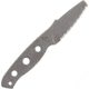Mission MPD-Ti Fixed Blade Knife, 3in, Titanium, Serrated Edge, Titanium Handle MS0518S