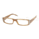 Miu Miu Eyeglasses MU10EV with Lined Bifocal Rx Prescription Lenses, Select Frame Color / Lens Diameter Honey Frame / 49 mm Prescription Lenses
