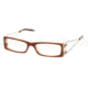 Miu Miu Eyeglasses MU12EV with No-Line Progressive Rx Prescription Lenses 7O51O1-4815 - Tortoise-linen-birch 