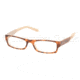 Miu Miu Eyeglasses MU17FV with No-Line Progressive Rx Prescription Lenses, Select Frame Color / Lens Diameter Tortoise-Linen Frame / 50 mm Prescription Lenses