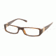 Miu Miu MU14EV Eyeglasses Styles - Striped Brown Frame w/Non-Rx 51 mm Diameter Lenses, 8AX1O1-5116