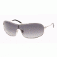 Miu Miu MU59HS Sunglasses Styles Silver Frame w/ Gray Gradient 132 mm Diameter Lenses, 1BC5D1-0132