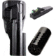 MK Series Holster with .365 in Fiber Optic Green Sight and 1in Pac-Lite Compensator, Gloss Black