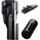MK Series Holster with .365 in Fiber Optic Green Sight and 1in Pac-Lite Compensator, Matte Black