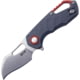MKM Isonzo Linerlock Gray Folding Knife, 2" stonewash finish Bohler N690 stainless hawkbill, Gray FRN handle, MK FX03-1PGY