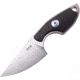 MKM Mikro 1 Fixed Blade Knife, 2 stonewash finish Bohler M390 stainless drop poi, Black G10 handle, MK MR01-GBK