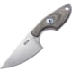 MKM Mikro 1 Fixed Blade Knife, 2in, Bohler M390, Stonewash Drop Point Blade, Green Canvas Micarta Handle, MK MR01-GC