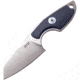 MKM Mikro 2 Fixed Blade Knife, 2 stonewash finish Bohler M390 stainless sheepsfo, Black G10 handle, MK MR02-GBK