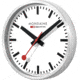 Mondaine Offical Swiss 40cm Railway Wall Clock, Silver, 25cm, A995.CLOCK.16SBB