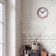 Mondaine Offical Swiss Railway Wall Clock, Red, 25cm, A990.CLOCK.11SBC