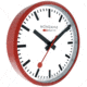 Mondaine Offical Swiss Railway Wall Clock, Red, 25cm, A990.CLOCK.11SBC
