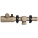 Monstrum 1-4x20 Rifle Scope with Rangefinder Reticle and Medium Profile Scope Rings, Flat Dark Earth, TS1420-R-RG