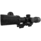 Monstrum 3-12x42 AO Rifle Scope with Illuminated Mil-Dot Reticle and Offset Reversible Scope Rings, Black, S31242-R-RGAO-V2