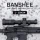 Monstrum Banshee ED 1-10x24mm LPVO 30mm Rifle Scope w/Offset Scope Mount, Second Focal Plane