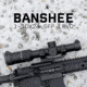 Monstrum Banshee ED 1-10x24mm LPVO 30mm Rifle Scope w/Offset Scope Mount, Second Focal Plane