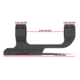 Monstrum Extended Series Offset Cantilever Picatinny Scope Mount - 30mm, Black, 30 mm, ME308-B