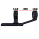 Monstrum H-Series V2 Hollow Frame Offset Cantilever Picatinny Scope Mount, 30mm, Black, MH305-B