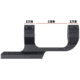 Monstrum Slim Profile Series Offset Picatinny Scope Mount w/Integrated Level, 30 mm, Black, ZR301-L-B