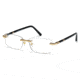 Mont Blanc MB0476 Eyeglass Frames - Shiny Rose Gold Frame Color