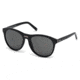 Mont Blanc MB506S Sunglasses - Shiny Black Frame Color, Smoke Lens Color