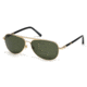 Mont Blanc MB509S Sunglasses - Shiny Rose Gold Frame Color, Green Lens Color