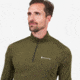 Montane Dart Thermo Zip Neck - Mens, Kelp Green, Medium, MDTZNKELM12