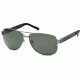 Montblanc MB364S Sunglasses - Matte Dark Ruthenium Frame Color, Green Lens Color
