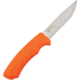 Mora Bushcraft Orange Fixed Blade Knife, 4.125in, Blaze Orange, Rubber Handle FT01621