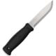 Morakniv Garberg Fixed Blade Knife w/Survival Kit 4.25 in, Stainless Steel Satin, Drop Point Blade, Black Polyer Handle, M13914