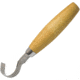 Morakniv Woodcarving Hook 162S Knife, 6.25in Overall, 2.25in SS Blade, Brown Wood Handle, U-Shaped Double Edge Blade, M-12817
