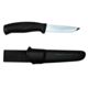 Morakniv 4.1 Inch Stainless Steel Blade Companion Fixed Blade Knives, Black, 4.1, IRM-12092
