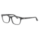 Morgan 201054 Single Vision Prescription Eyeglasses - Black Frame and Clear Lens 201054-8840SV