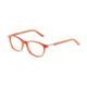 Morgan 201060 Single Vision Prescription Eyeglasses - Orange Frame and Clear Lens 201060-6547SV
