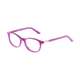 Morgan 201060 Single Vision Prescription Eyeglasses - Pink Frame and Clear Lens 201060-6548SV