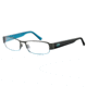 Morgan 203115 Single Vision Prescription Eyeglasses - Green Frame and Clear Lens 203115-408SV
