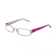 Morgan 203117 Single Vision Prescription Eyeglasses - Black Frame and Clear Lens 203117-446SV