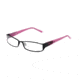 Morgan 203117 Single Vision Prescription Eyeglasses - Black Frame and Clear Lens 203117-610SV