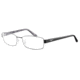 Morgan 203120 Single Vision Prescription Eyeglasses - Black Frame and Clear Lens 203120-423SV